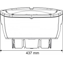 Heizbare POLYSPRING II Tränke mit Schwimmerventil