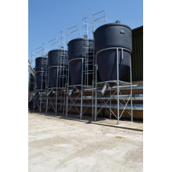 9,70 m³ Futtersilo mit großem Fassungsvermögen 