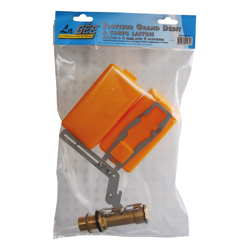 Schwimmerventil mit großer Durchflussmenge Schwimmerventil mit großer Durchflussmenge