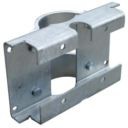 Platte mit 1/2 Befestigungsschelle für Autodrink Tränke