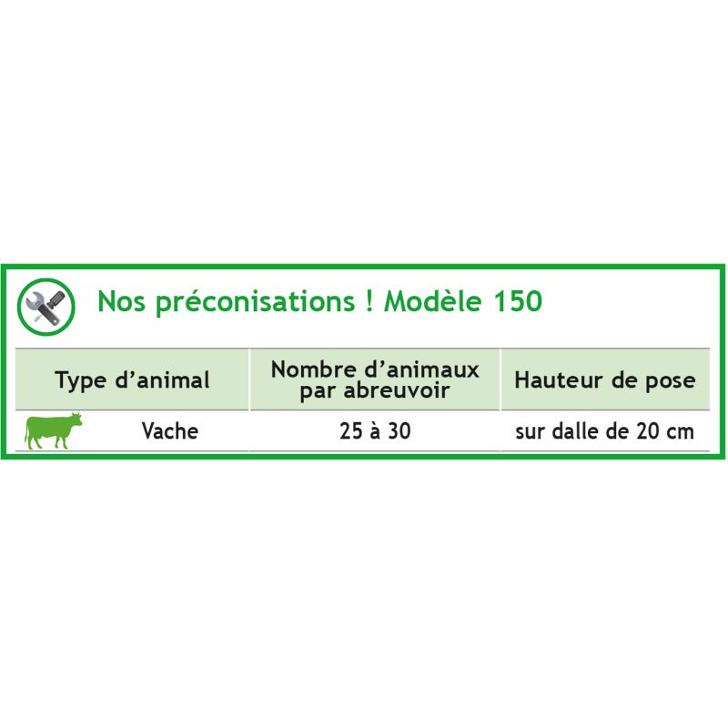 POLYHERD 150 nicht heizbare Tränke