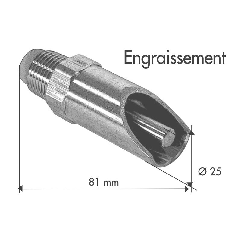 Beißnippel für Schweine „Mast“