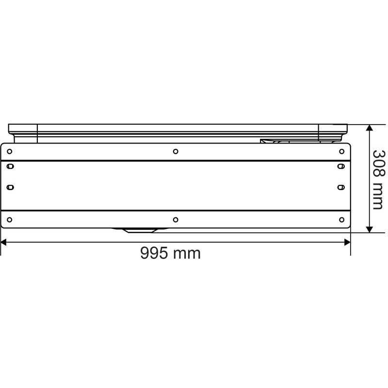 Doppelte Polybac 75 M Tränke mit Vollrand ohne Befestigungsrahmen Doppelte Polybac 75 M Tränke mit Vollrand ohne Befestigungsrahmen
