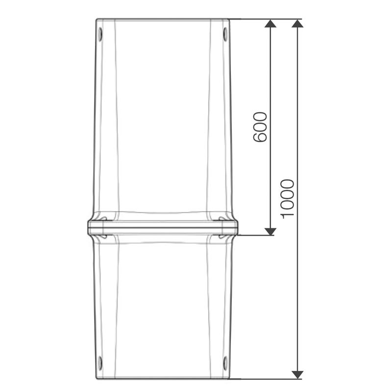 THERMO S 600 Säule zur Bodenmontage