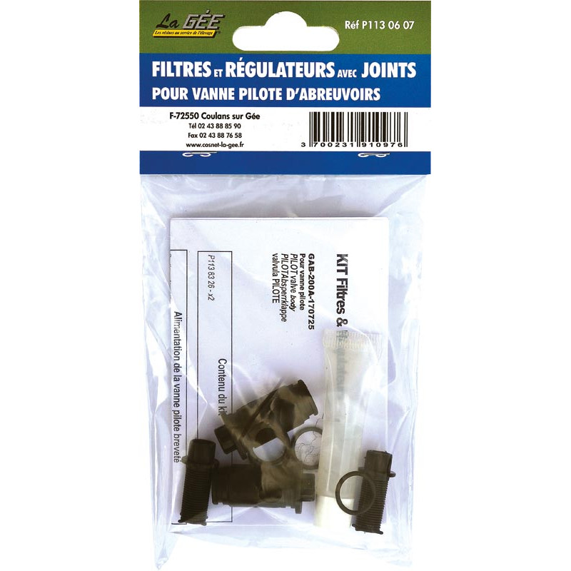 Filter und Durchflussregler PILOTVENTIL Filter und Durchflussregler PILOTVENTIL