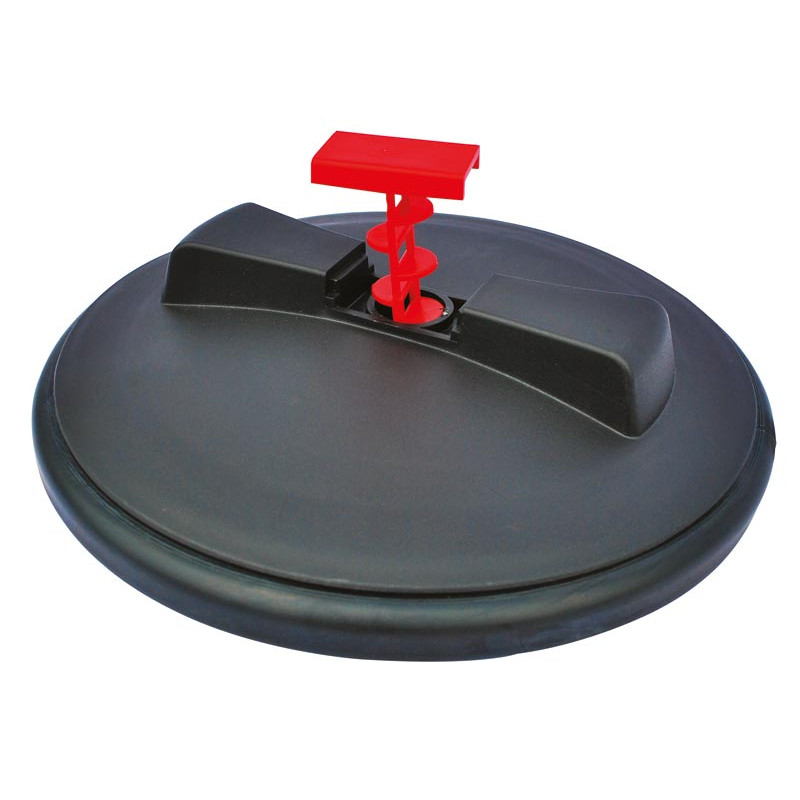 Deckel Ø 255 mm mit Abdeckring und Entlüftungsstopfen - 