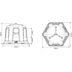 RPE GM Futterraufe aus Kunststoff ohne Boden RPE GM Futterraufe aus Kunststoff ohne Boden