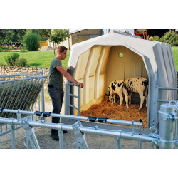 Gruppeniglu mit Umzäunung