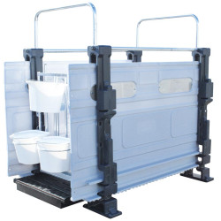 Trennwand für Hygiene Pro Kälberboxen in Reihe