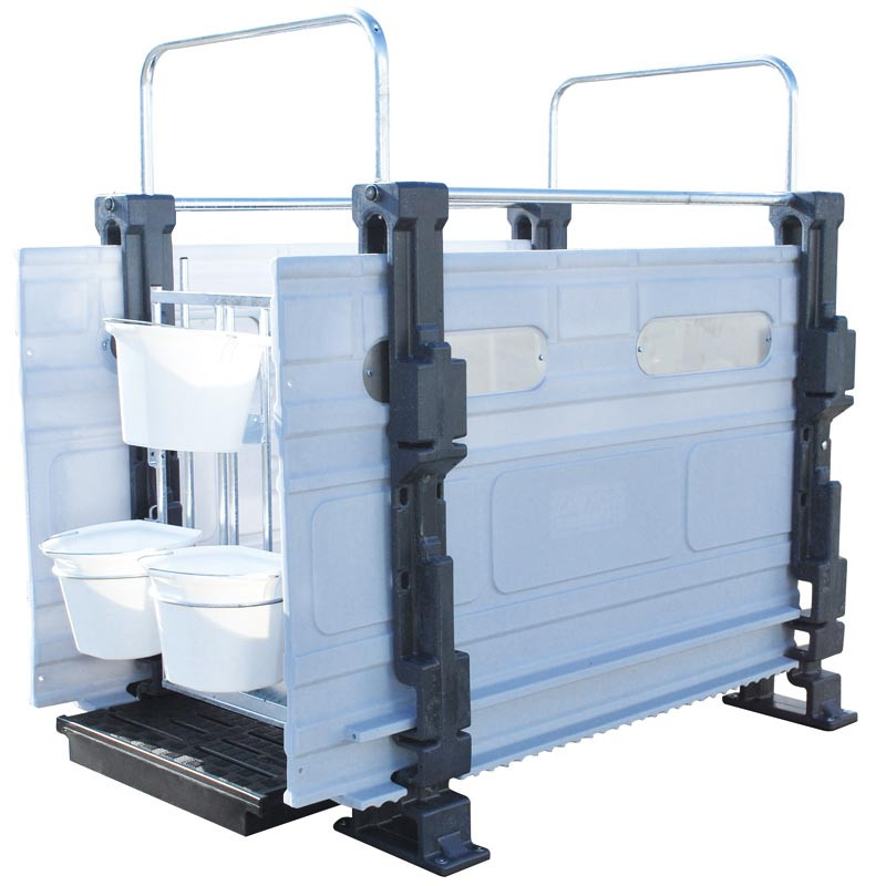 Trennwand für Hygiene Pro Kälberboxen in Reihe