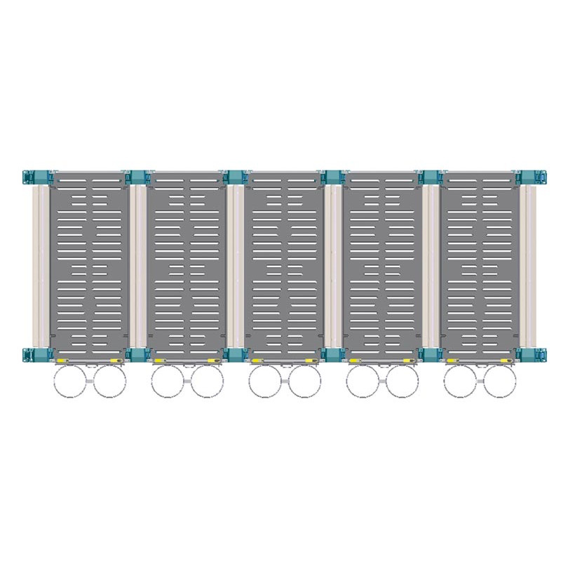 Trennwand für Hygiene Pro Kälberboxen in Reihe