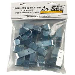 Verzinkte Haken zur Gummiseilbefestigung Verzinkte Haken zur Gummiseilbefestigung