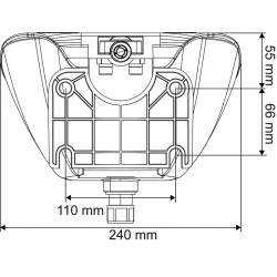 POLYFLEX Tränke mit senkrechter Zunge