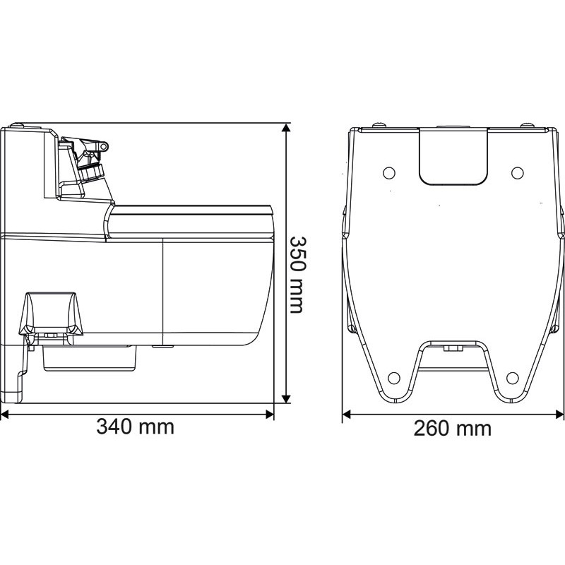 Nicht heizbare RESINOX II Tränke