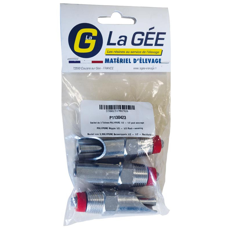 Beißnippel für Schweine „Absetzer“