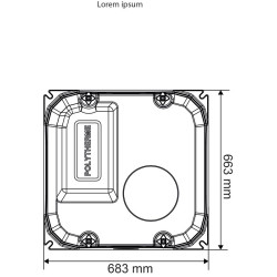 POLYTHERME Tränke mit 1 Schale