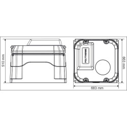 POLYTHERME Tränke mit 1 Schale