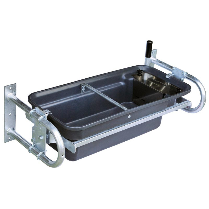 Doppelte kippbare 75 M POLYBAC Tränke mit Vollrand Doppelte kippbare 75 M POLYBAC Tränke mit Vollrand