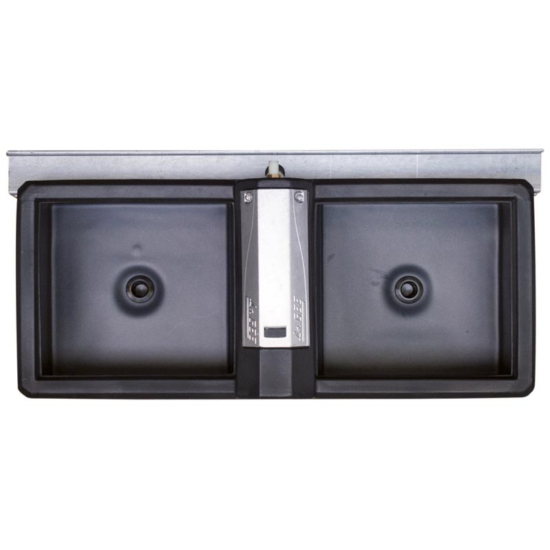 Doppelte 72 M Polybac Tränke mit Innenrand Doppelte 72 M Polybac Tränke mit Innenrand