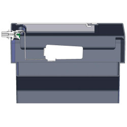 Doppelte 72 M Polybac Tränke mit Innenrand und Befestigungsrahmen Doppelte 72 M Polybac Tränke mit Innenrand und Befestigungsrahmen