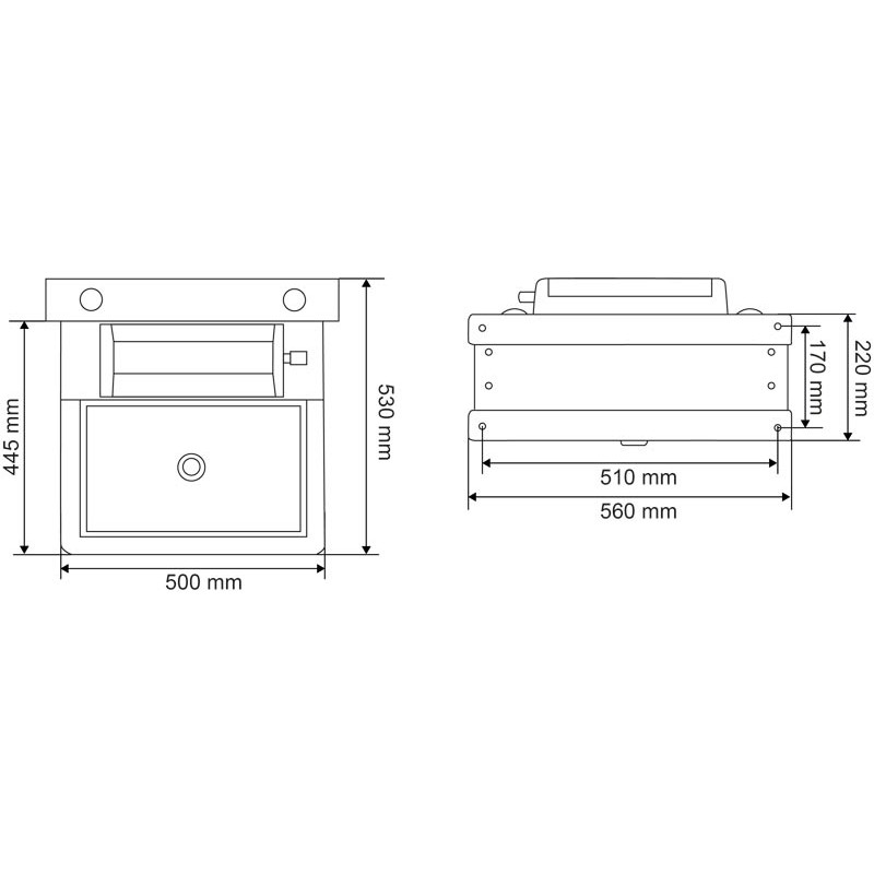 Einfache 25 M Polybac Tränke mit Innenrand und Befestigungsrahmen
