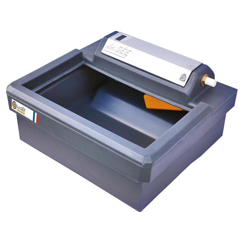 Einfache 25 M Polybac Tränke mit Innenrand Einfache 25 M Polybac Tränke mit Innenrand