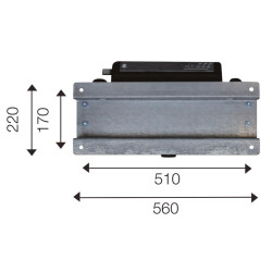 Einfache 25 M Polybac Tränke mit Innenrand Einfache 25 M Polybac Tränke mit Innenrand