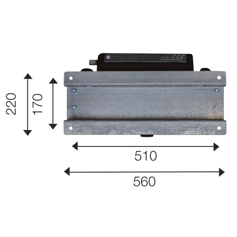 Einfache 25 M Polybac Tränke mit Innenrand Einfache 25 M Polybac Tränke mit Innenrand