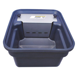 Einfache Polybac 30 M Tränke mit Vollrand und Befestigungsrahmen Einfache Polybac 30 M Tränke mit Vollrand und Befestigungsrahmen