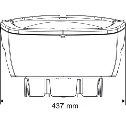 Nicht heizbare POLYSPRING II Tränke mit Schwimmerventil