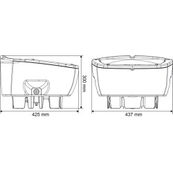 Nicht heizbare POLYSPRING II Tränke mit Schwimmerventil
