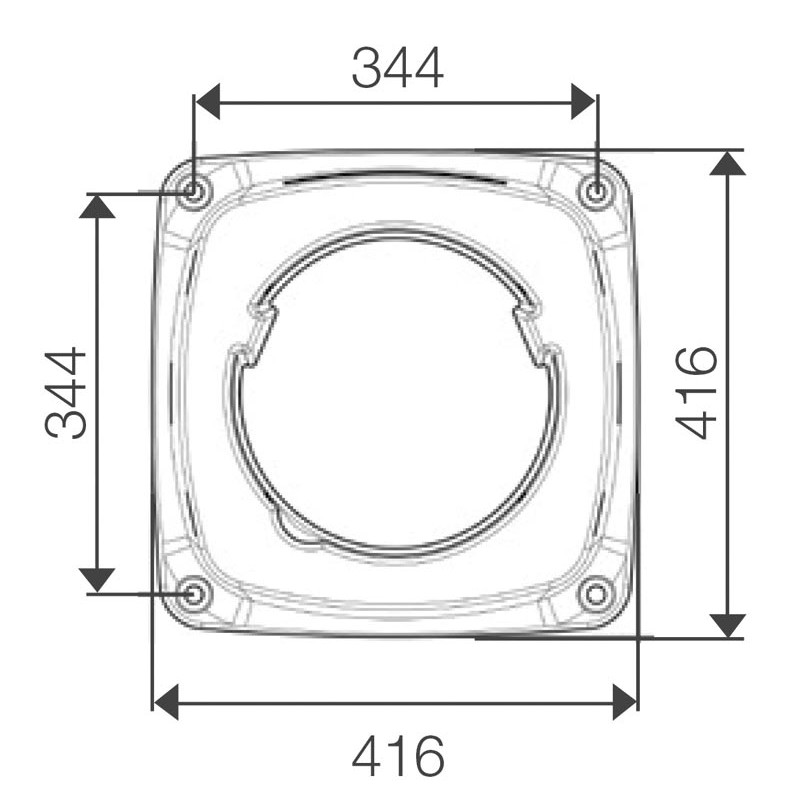 THERMO S 600 Säule zur Bodenmontage THERMO S 600 Säule zur Bodenmontage