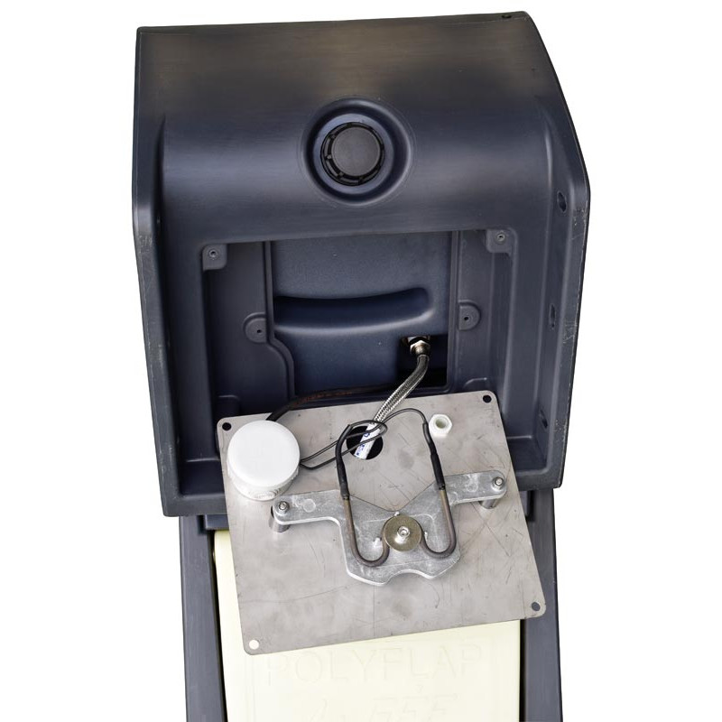 HEIZSPIRALE MIT SCHUTZGEHÄUSE FÜR POLYFLAP TRÄNKE