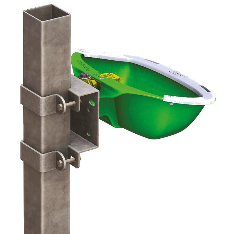 PAAR 1/2 SCHELLEN FÜR VIERKANTPFOSTEN 